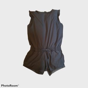Albion Black Sleeveless Romper Size Medium